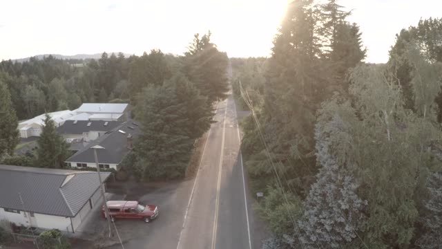 Flat image drone aerial