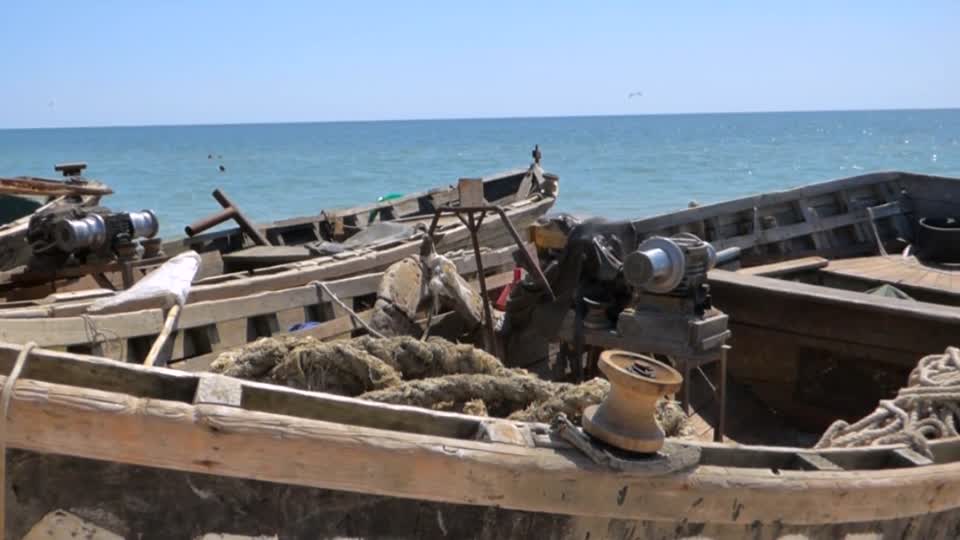 Fishing schooner boat barkas