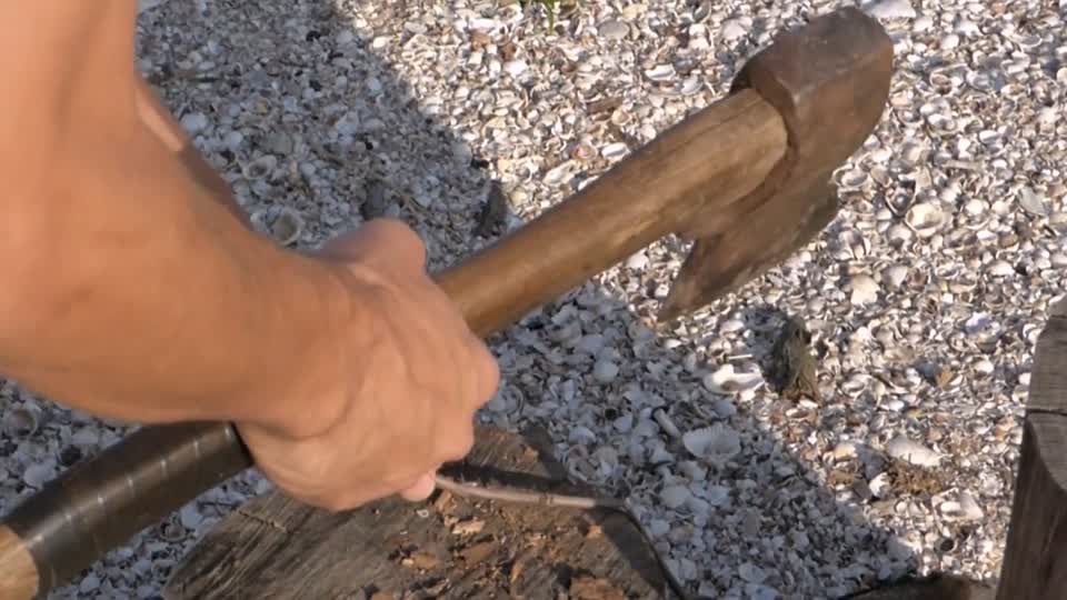 The man with the axe branch human
