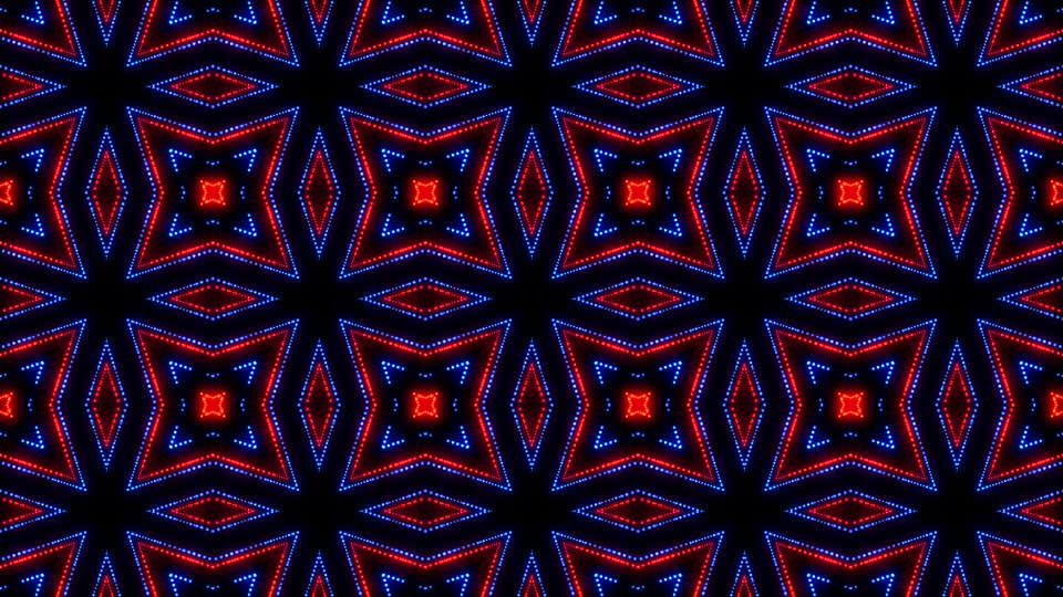 Square pattern background light stars