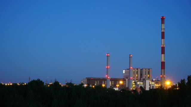 Power station energy industry