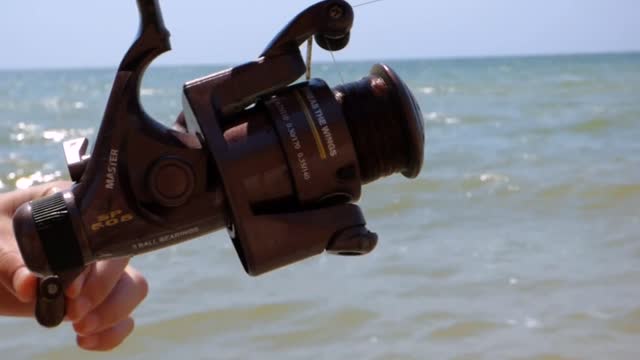 Fishing reel line fisherman