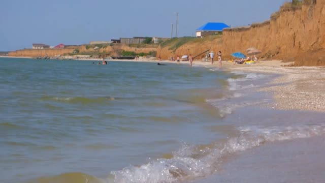 Sea sand wave