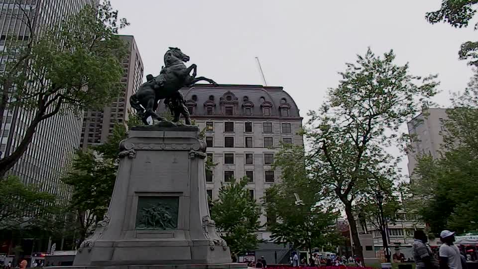 Seagull park statue