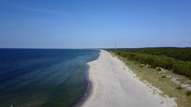 Baltic see poland beach