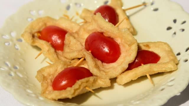 Gourmet vegetarian small disc