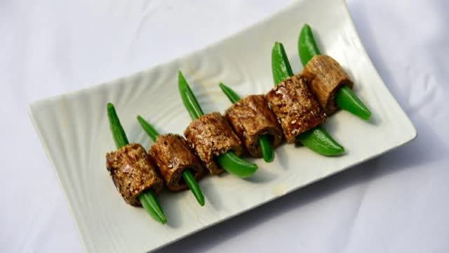 Gourmet vegetarian small disc