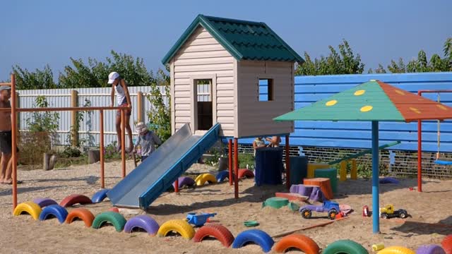 Kids playground stairs