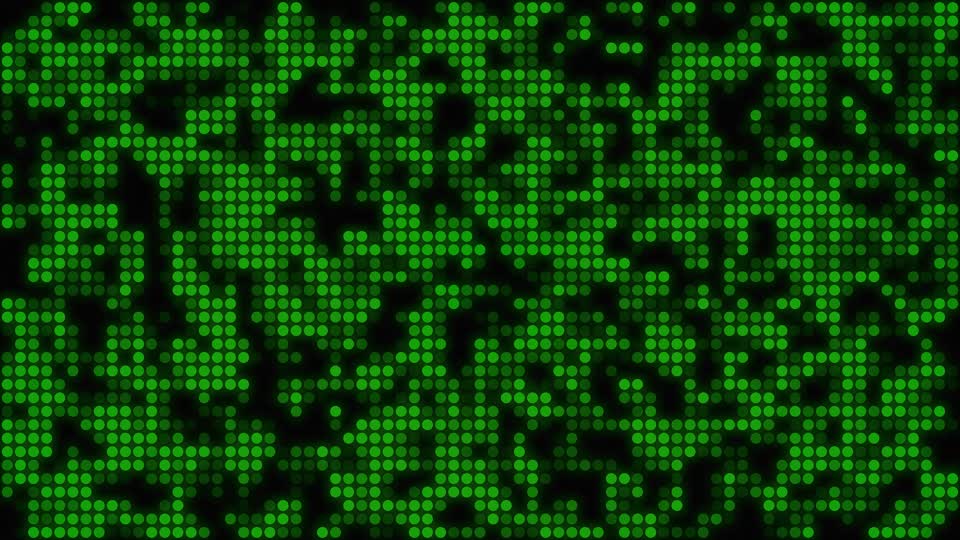 Green circles blue