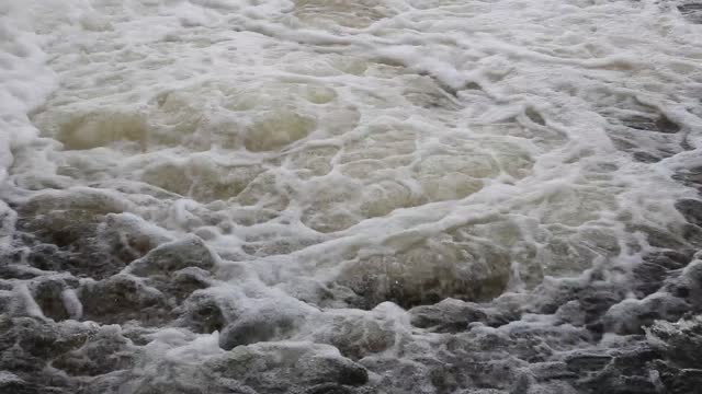 Eddy river water