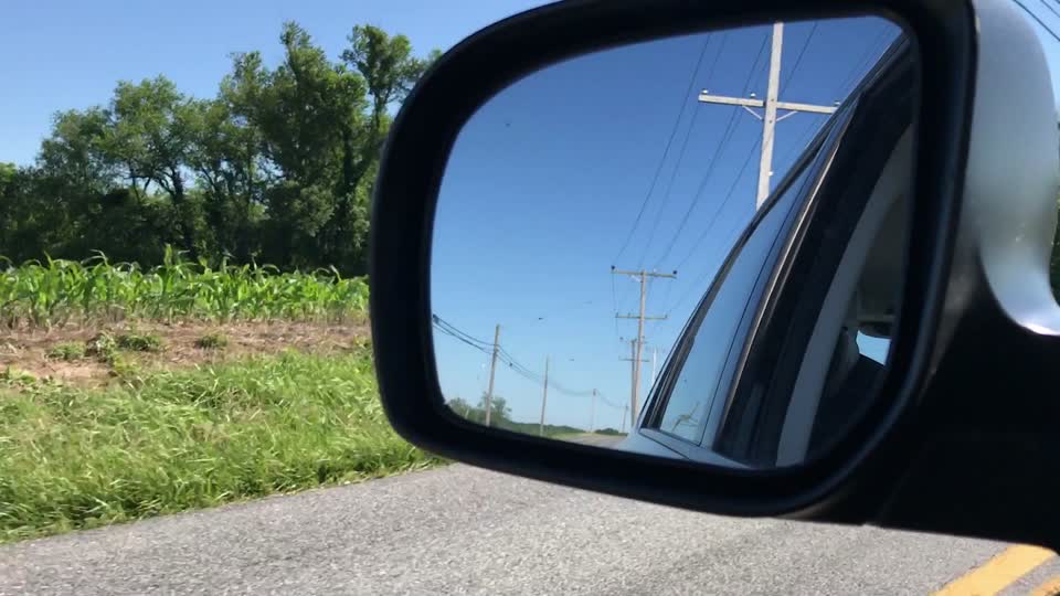 Car mirror driving