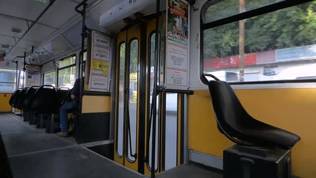 Tram railway carriage urban transport