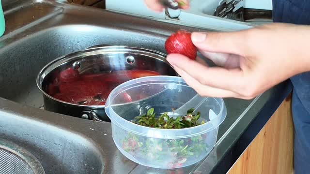 Strawberries fruit food