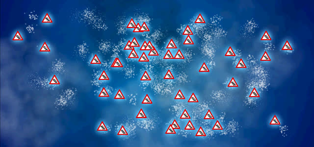 Traffic traffic sign mark
