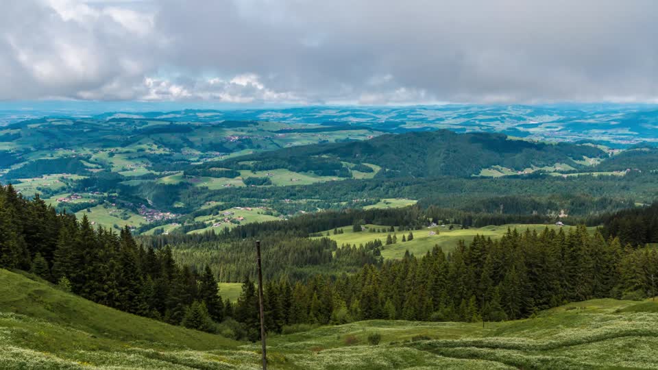 Timelaps mountains wood