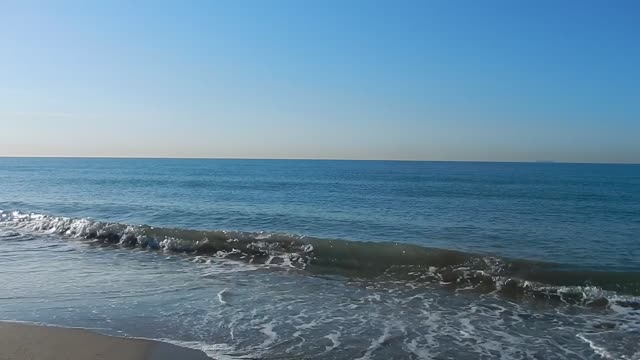 Mar serena calm in the morning