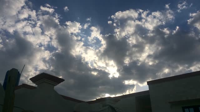 Clouds sky timelapse