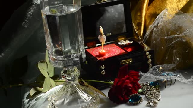 Music box box ballet dancer