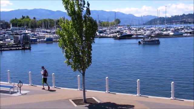 Lake boats beach
