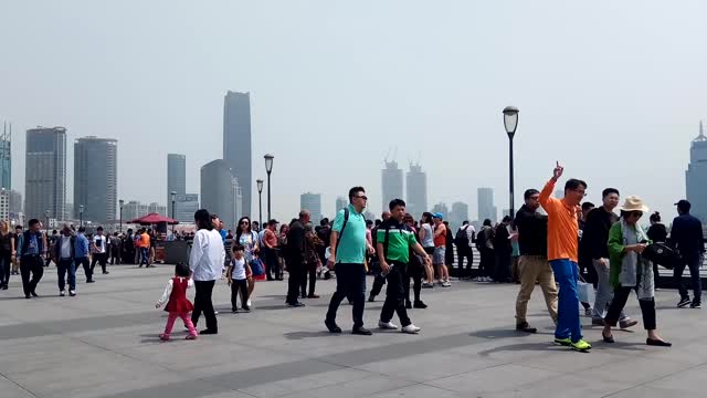 Shanghai the bund landscape