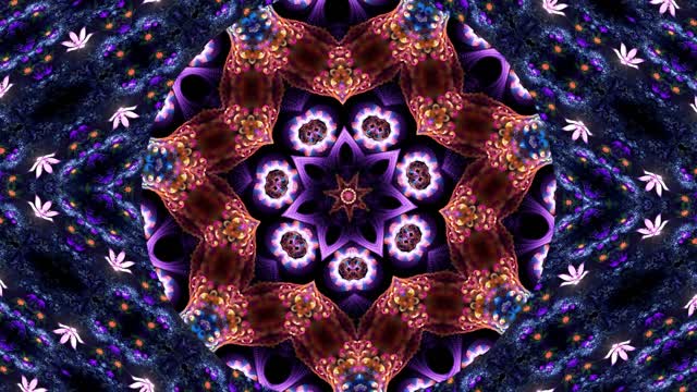 Kaleidoscope pattern ornament