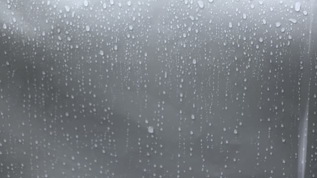 Roll off drops rain