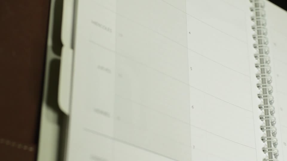 Date notebook agenda