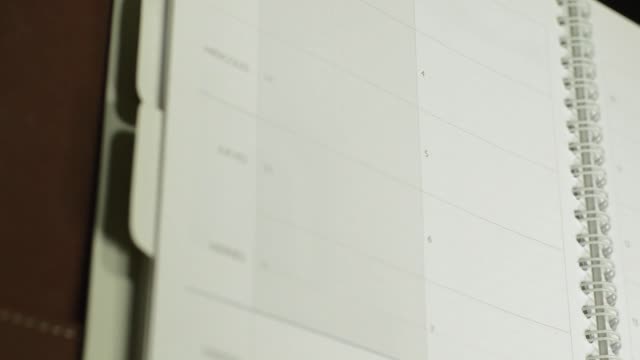 Date notebook agenda