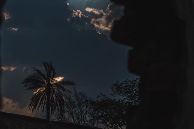 Sunset sky landscape