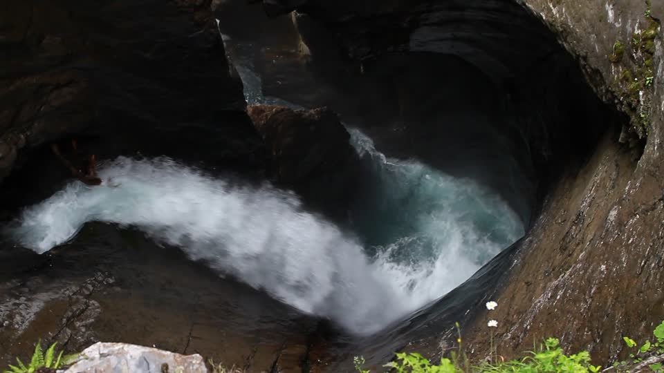 Trummelbach falls lauterbrunnen switzerland