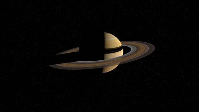 Saturn planet rings