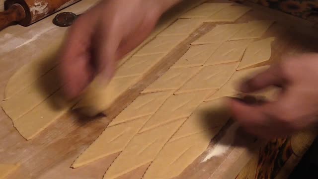 Faworki firewood cakes
