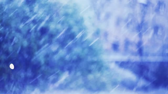 Snow spring snowing