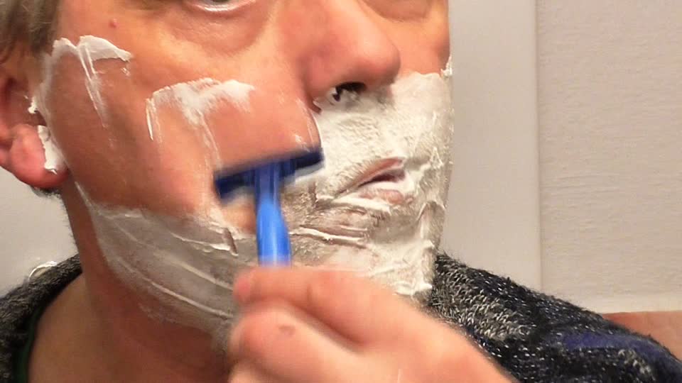 Chin mustache face