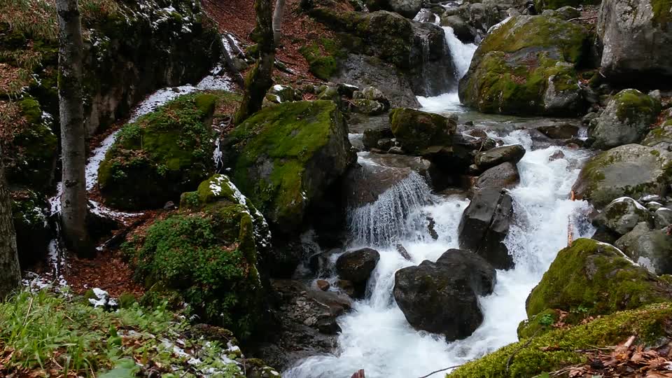 Mountain nature snow