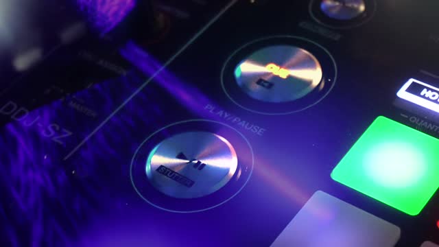 Lights console dj