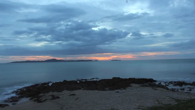 Sunset sea landscape
