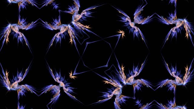 Kaleidoscope pattern ornament