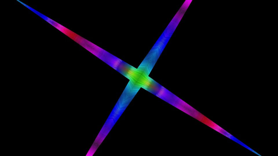 Kaleidoscope pattern ornament