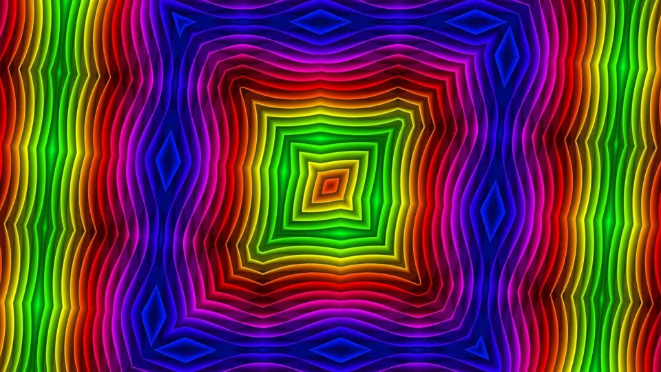Kaleidoscope pattern ornament