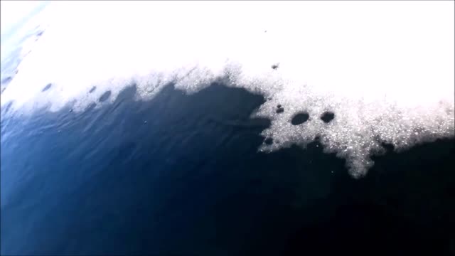 Ice winter water