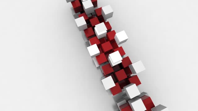 Dice red blue