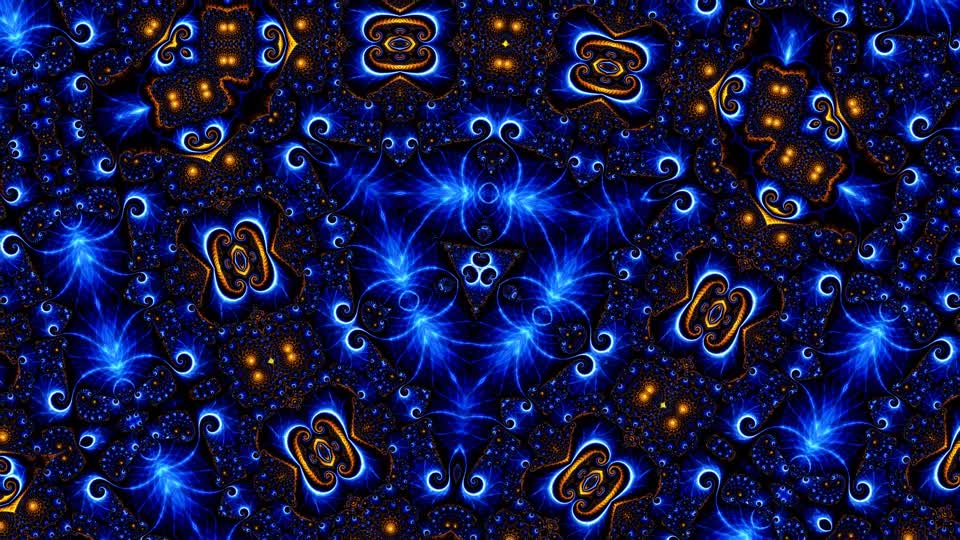 Kaleidoscope pattern ornament