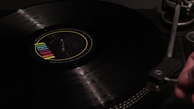 Turntable old vinyl
