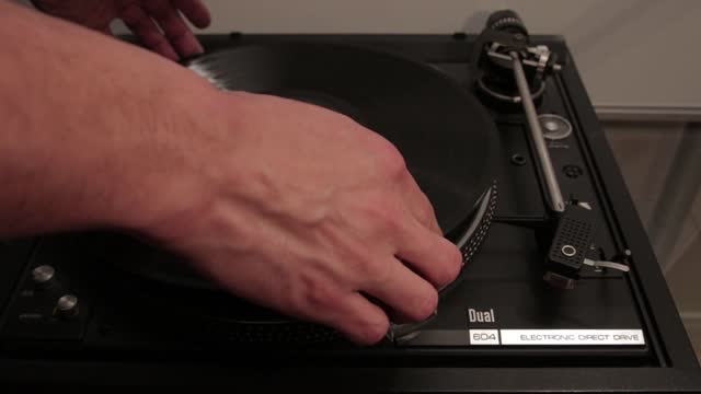 Turntable old vinyl