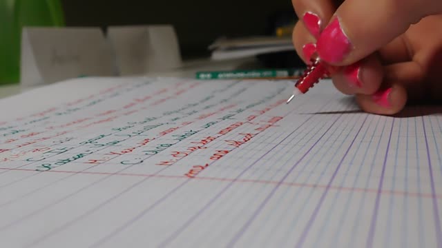 To write writing note