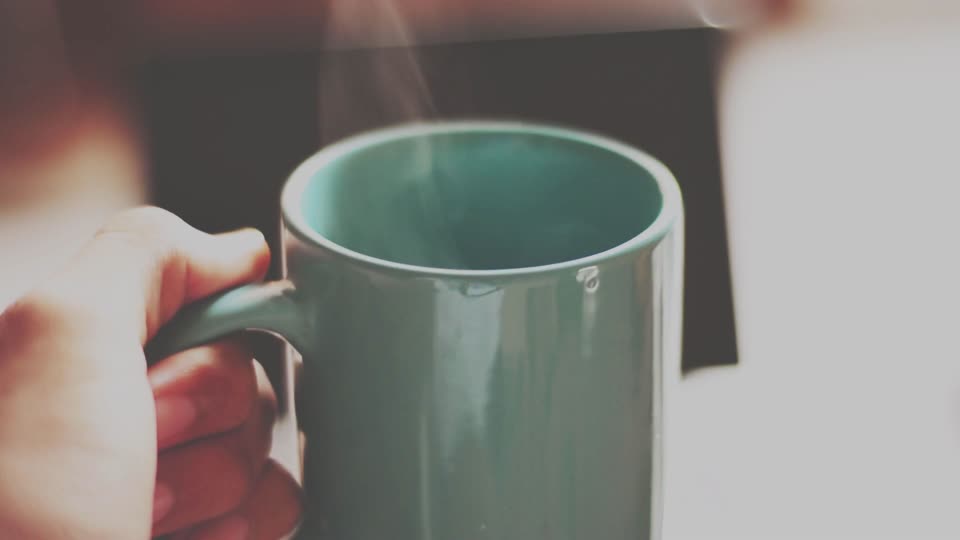Cup of coffee smoke rate