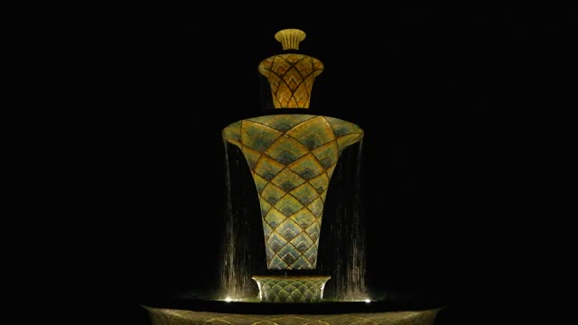 Mosaic fountain dresden large garden