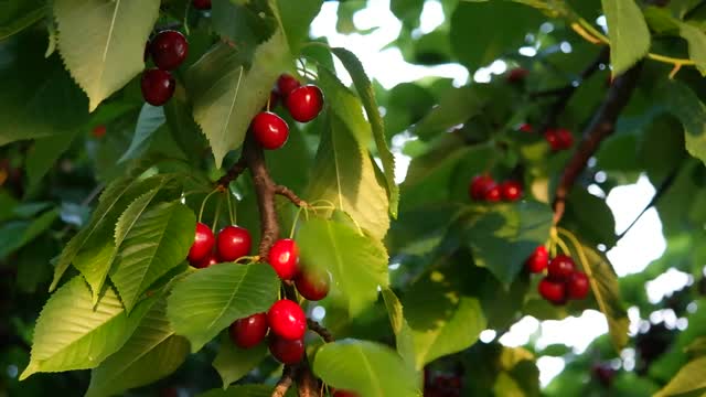 Cherries cherry tree fruit