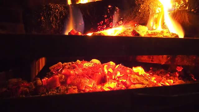 Ashes embers fire